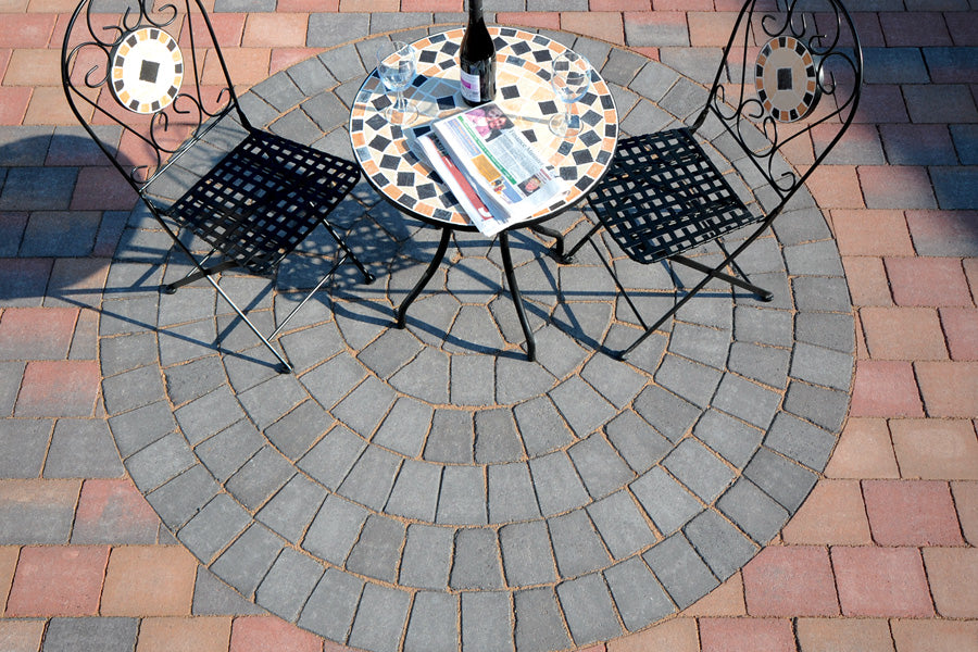 Kingspave Cobble Paving Circle Project Kit- 2.1 m dia Covers 3.46 sqm