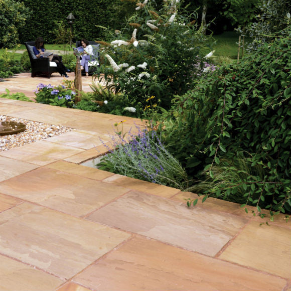 Creative Rivern Sandstone Flagstones - 600 x 600 MM Covers 14.88 sqm