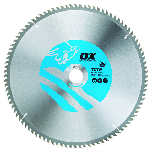 OX Wood Cutting Circular Saw Blade ATB - 305mm Dia - 30mm Bore