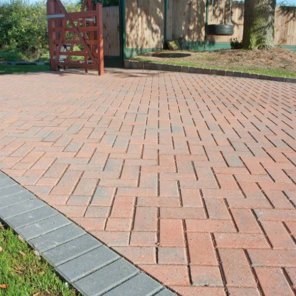 Omega Block Paving - 80 MM Thick - 200 x 100 MM Single Size Pack