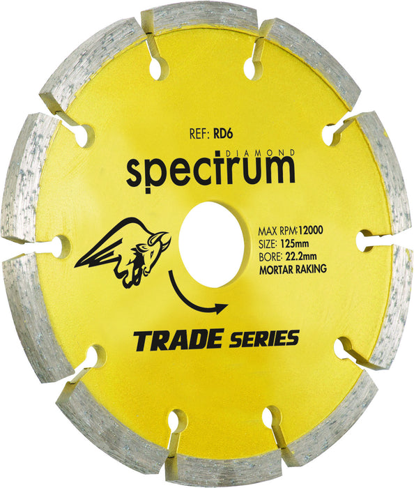 Trade RD6 - Mortar Rake Diamond Blade