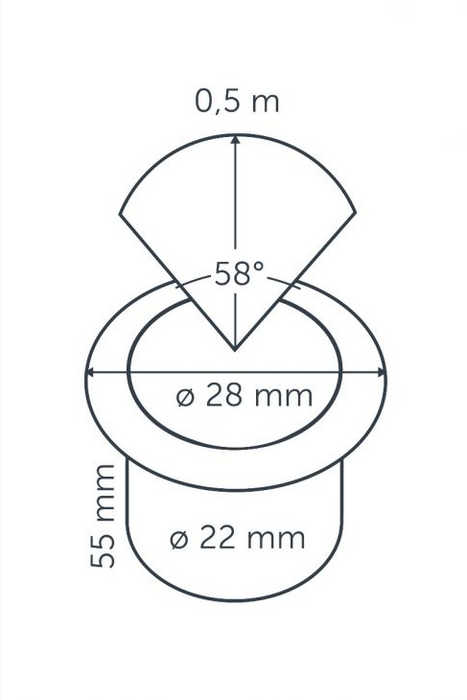 HYVE 22 RVS 12V Recessed LED Light