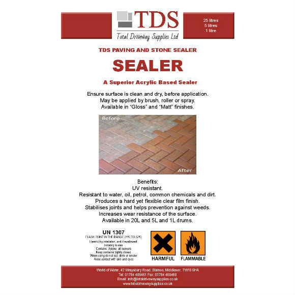 TDS Clear Coloured Concrete Sealer - 20 ltrs