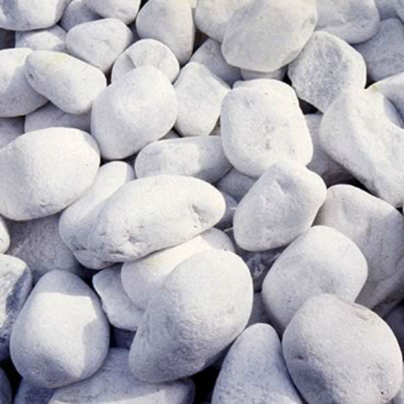 White Pebbles 20 - 40 mm