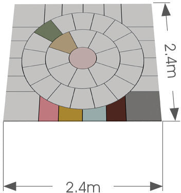 Classicstone Calibrated Circles - Two Ring Circles with Corner Kits