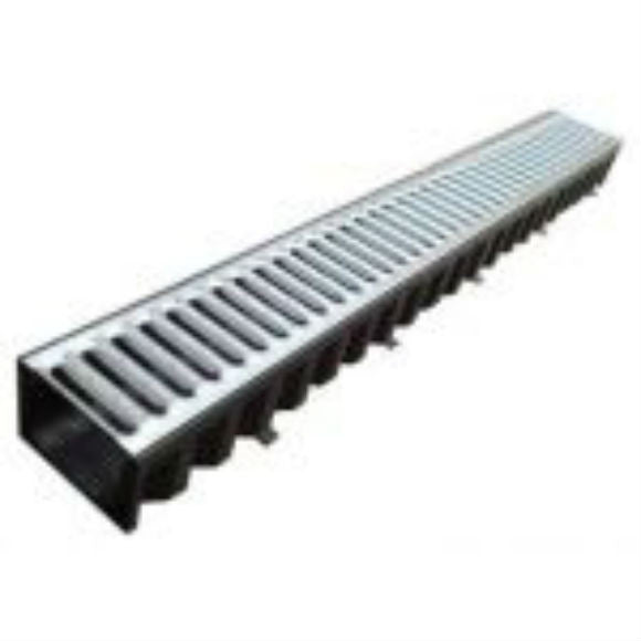 ACO HexDrain Channel c/w Galvanised Grating