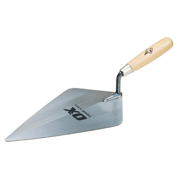 TRADE BRICK TROWEL LONDON - WOODEN HANDLE